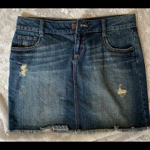 Denim Mini Skirt